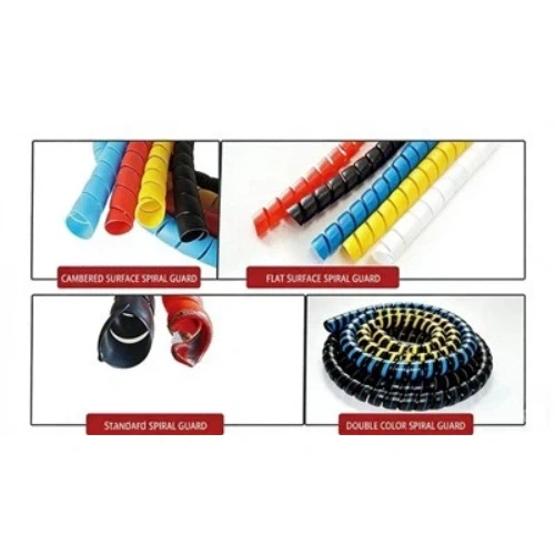 Flanm dife-manch pwoteksyon espiral rezistan