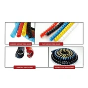 Flanm dife-manch pwoteksyon espiral rezistan