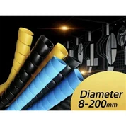 Modifye PP idwolik kawotchou manch pwoteksyon lwil oliv tiyo espiral manch pwoteksyon